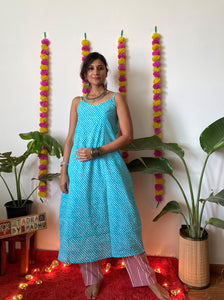 SHIBORI COTTON SPEG DRESS