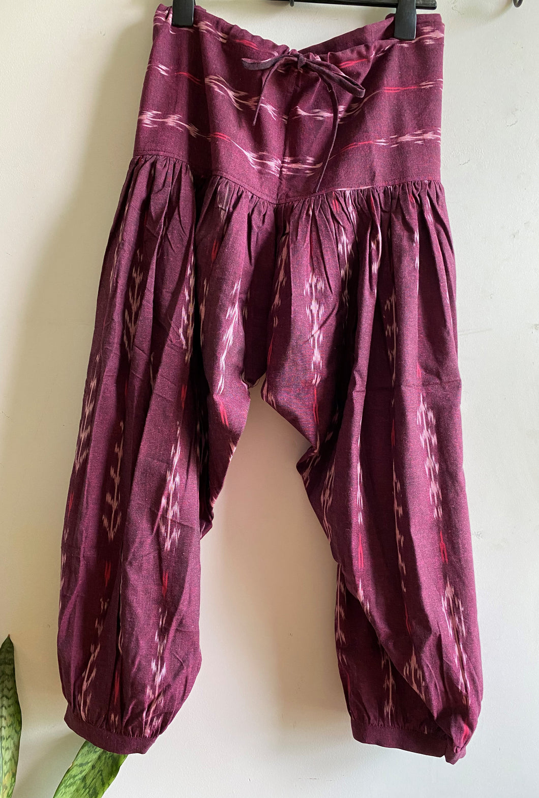 MAROON IKAT HAREMS