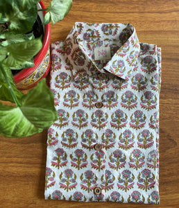 PRINTED COTTON SHIRT