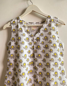 PRINTED COTTON TOP