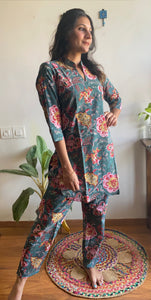 FLORAL COTTON SLEEP WEAR